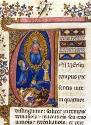 Juízo Final. Manuscrito do século XV. Milão, Biblioteca Nazionale Braidense