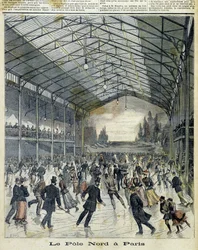 Le Pole Nord, em Paris: Patinagem parisiense - no "Le Petite Journal", novembro de 1892
