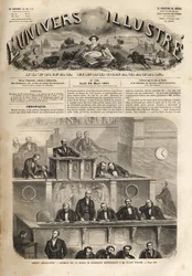 Órgão legislativo - sessão de 14 de março de 1861 - Pierre Jules Baroche (1802-1870) respondendo a Jules Favre (1809-1880) - o Universo Ilustrado de 1861