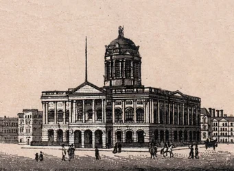 Liverpool, Inglaterra: vista da Câmara Municipal. in "O mundo ilustra 168 vistas" Sem data (final do século XIX)