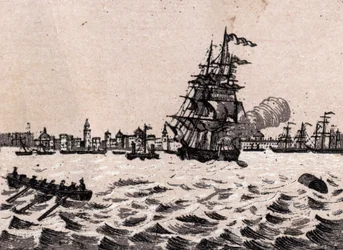 Liverpool, Inglaterra: vista do porto (Harbour, Harbor). in "The world illustrates 168 views" Undated (final do século XIX)