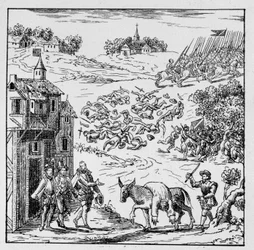 Luís I de Bourbon, Príncipe de Conde (Bourbon-Conde) (1530-1569) foi morto em batalha e o seu corpo, colocado numa anesse, foi levado para Jarnac, exposto à vista de todo o exército e depois vendido ao Duque de Longueville, o seu cunhado que o mandou passe