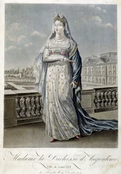 Madame a Duquesa de Angouleme (Marie Therese ou Madame Royale)