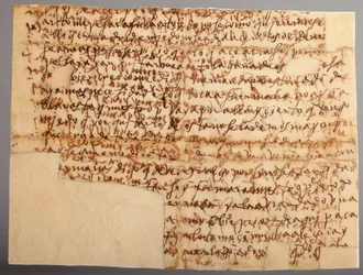 Manuscrito. Carta nº 7 aos monges de Beas de Segura (Carta nº 7 de São João da Cruz de Málaga às freiras de Beas de Segura). Papel. Parte 2. 18 de Novembro de 1585.