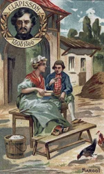 Margot ópera cómica de 1857 de Antoine Louis Clapisson. (1808-1866). Chromo do final do século XIX.