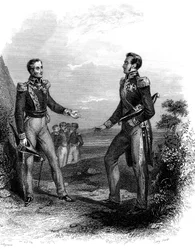 Encontro entre José San Martín e Simon Bolívar