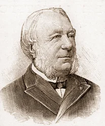 Membros da Academia Francaise em 1895: retrato de Marie Louis Antoine Gaston Boissier (1823-1908), historiadora e filóloga francesa.