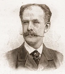 Membros da Academia Francaise em 1895: retrato de Paul Gabriel Othenin d