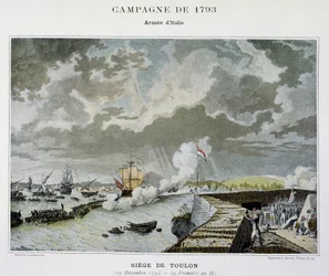 Batalha Naval: Cerco de Toulon em 1793 - em "As batalhas navais de Napoleão".