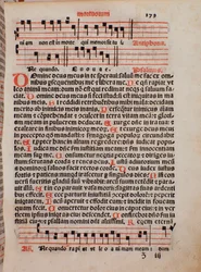 Página do livro litúrgico "Liber Sacerdotalis" de Castellini
