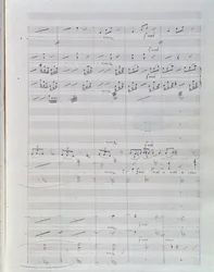 Página da partitura para Waverley opus 1, overture de Hector Berlioz