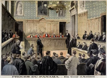Caso Panamá: o Tribunal de Assis - no "Le Petity Journal" de 02/01/1898