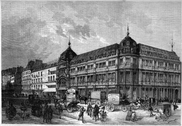 Paris 1872: novas lojas, "Au bon marché".