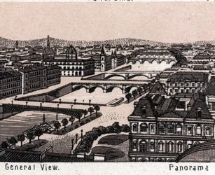 Paris, França: Visão Geral. em "O mundo ilustra 168 visões" Sem data (final do século XIX)