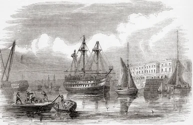 Plymouth, Inglaterra (gravura)