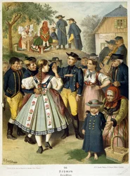 Bola popular na Boémia por volta de 1870