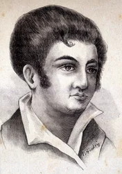 Retrato Jean Flévée, correspondente íntimo de Napoleão I (1767 - 1839) - em "Les Contemporains", n.d. final do século XIX.