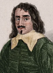 Retrato de Adam Billaut, dit Maitre Adam (1602-1662) carpinteiro, poeta e compositor francês. Gravura de 1896.