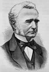 Retrato do Almirante Fourichon. Gravura do século XIX.