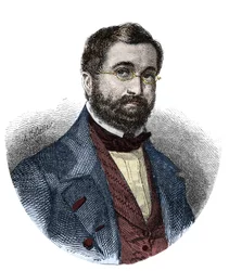 Retrato de Adolphe Adam (1803-1856), compositor francês.