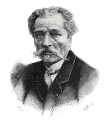 Retrato de Aime Millet, escultor, gravador, medalhão e pintor francês (1819 -1891)