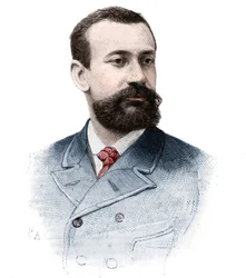 Retrato de Albert I Grimaldi (Albert Honore Charles) (1848-1922), Príncipe do Mónaco (1889-1922) em "The Illustrious World", 21 de Setembro