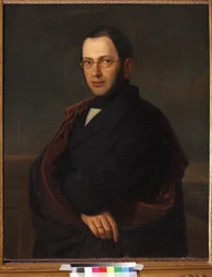 Retrato de Alexander Nikolayevich Raevsky (1795-1868), Anónimo. Óleo sobre tela