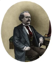 Retrato de Alexandre Charles Lecocq (1832 -1918), compositor francês - Retrato de Alexandre Charles Lecocq (1832-1918), compositor francês