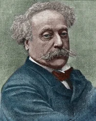 Retrato de Alexandre Dumas Jr. (1824-1895), escritor francês.
