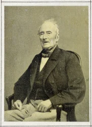 Retrato de Alphonse de Lamartine (1790 - 1869) em 1867