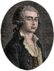Retrato de Antoine Joseph Gorsas (1752-1793) Jornalista e político francês - Antoine-Joseph Gorsas