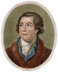 Retrato de Antoine Laurent de Lavoisier, químico francês (1743-1794) gravado por Chapman