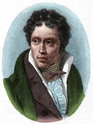 Retrato de Arthur Schopenhauer, filósofo alemão (1788-1860).