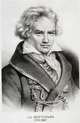 Retrato de Beethoven (1770 - 1827).