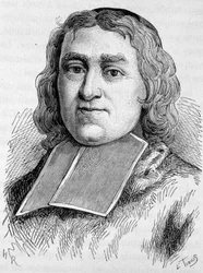 Retrato do Cardeal Fleury (1653 - 1743) (André Hercule de Fleury). Gravura do final do século XIX em "Histoire de France" de H. Martin.