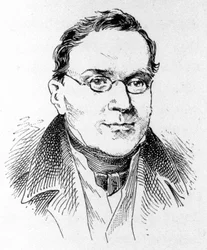 Retrato de Carl Czerny (1791 - 1857). Pianista e compositor vienense.