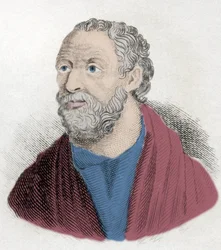 Retrato de Carneade (219-128 AC) Filósofo grego.