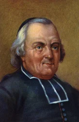 Retrato de Charles, Abade do Epee pedagogo francês.