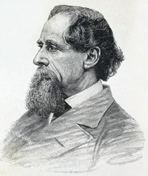 Retrato de Charles Dickens