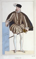 Retrato de Carlos IX (1550 - 1574), Rei de França.