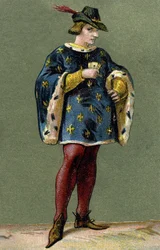 Retrato de Carlos VI (1368-1422), Rei de França.