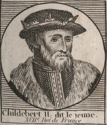 Retrato de Childebert II