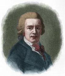 Retrato de Christian Gottfried Korner (1756-1831) jurista alemão, amigo de Friedrich Schiller.