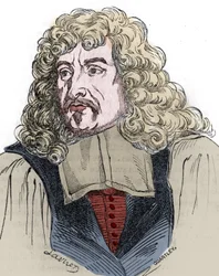 Retrato de Claude Ballin (1615-1678) cabeça de ouro do regimento de Luís XIV.