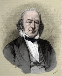 Retrato de Claude Bernard (1813 - 1878) fisiologista francês.