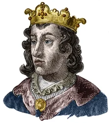 Retrato de Clothaire III (652 - 673), Rei de Neústria e Borgonha