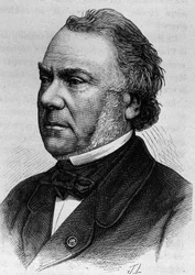 Retrato de Delangle. Gravura do final do século XIX em "Histoire de France" de H. Martin.