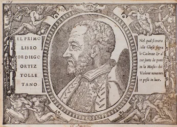 Retrato de Diego Ortiz Tolletano (Toledano) (xilogravura)