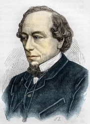 Retrato de Disraeli Benjamin (Lord Beaconsfield