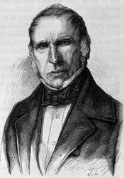 Retrato de Dupin Ainé (1783 - 1865). Gravura do final do século XIX em "Histoire de France" de H. Martin.